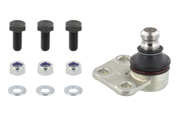 Kulled / Spindelled, framaxel vänster Topran 701 828 TOPRAN