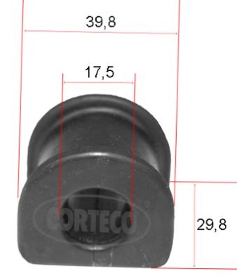 Skruvsats, remskiva-vevaxel Corteco 80005271 CORTECO