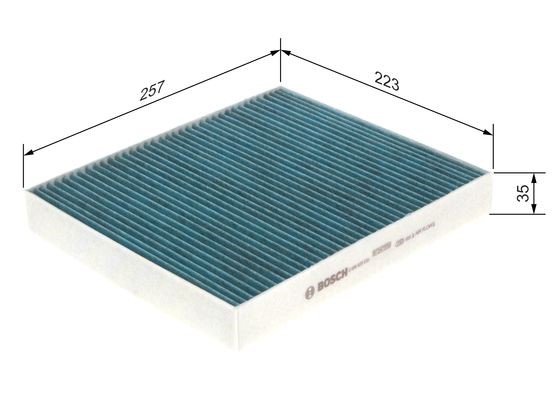 Kupefilter Bosch FILTER+ 0 986 628 539 BOSCH Kupefilter Bosch FILTER+ 0 986 628 539 BOSCH