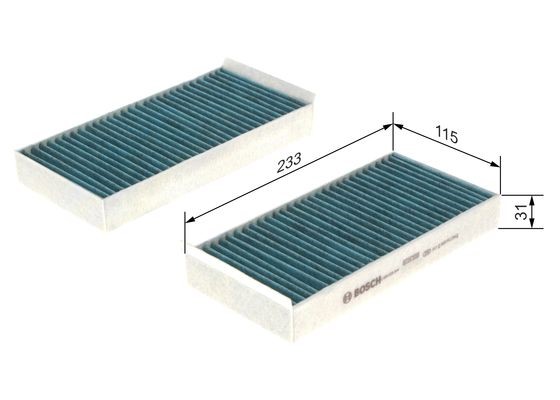 Kupefilter Bosch FILTER+ 0 986 628 544 BOSCH