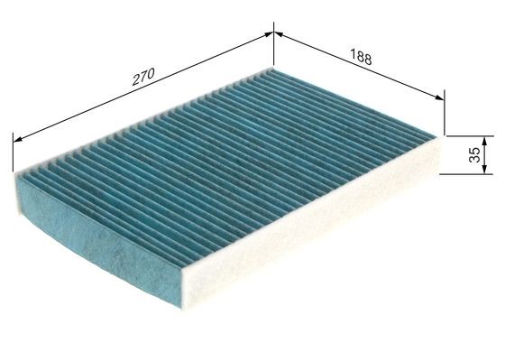 Kupefilter Bosch FILTER+ 0 986 628 548 BOSCH