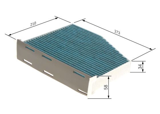 Kupefilter Bosch FILTER+ 0 986 628 551 BOSCH