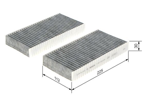 Kupefilter Bosch 1 987 435 549 BOSCH