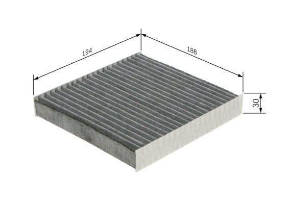 Kupefilter Bosch 1 987 435 589 BOSCH