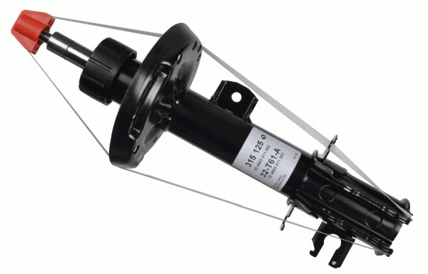 Stötdämpare Gastryck, Framaxel, Vänster Sachs 315 125 SACHS