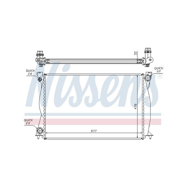 Kylare, motorkylning Nissens 60231A NISSENS Kylare, motorkylning Nissens 60231A NISSENS