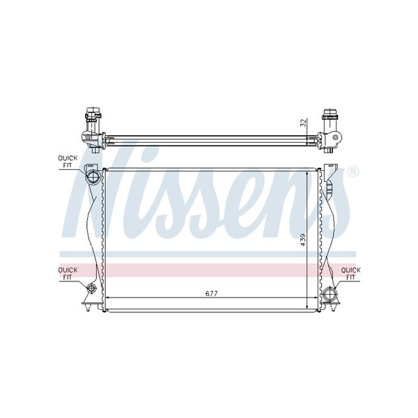 Kylare, motorkylning Nissens 60234A NISSENS Kylare, motorkylning Nissens 60234A NISSENS