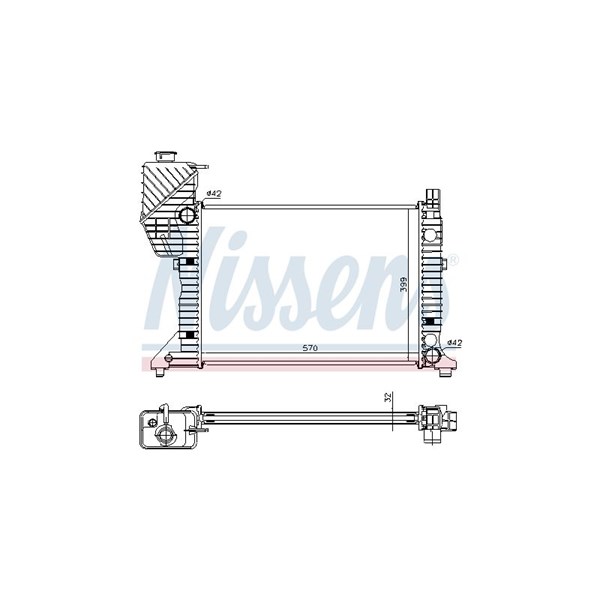 Kylare, motorkylning Nissens 62687A NISSENS Kylare, motorkylning Nissens 62687A NISSENS