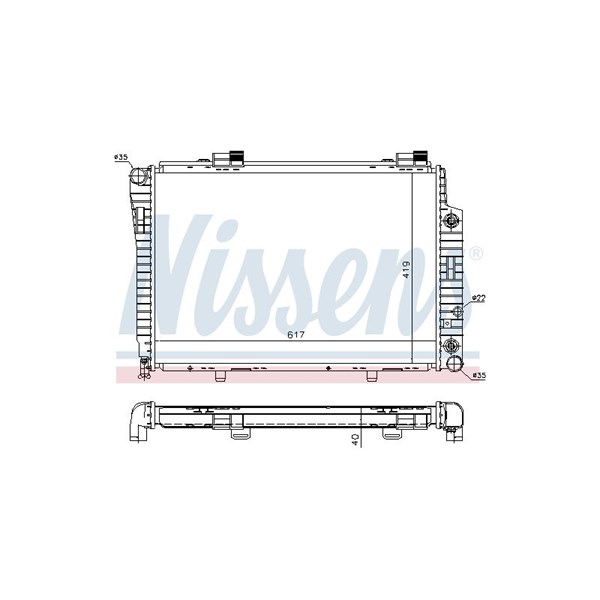 Kylare, motorkylning Nissens 62749A NISSENS Kylare, motorkylning Nissens 62749A NISSENS