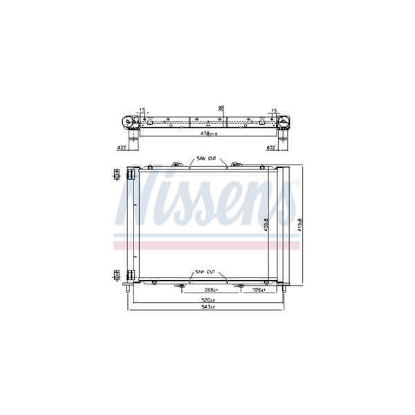 Kylmodul Nissens 637626 NISSENS