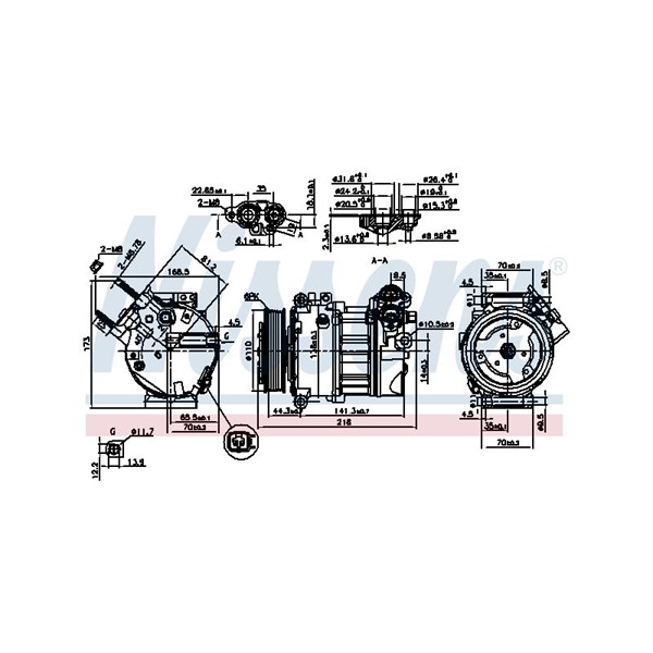 Kompressor, klimatanläggning Nissens 890123 NISSENS Kompressor, klimatanläggning Nissens 890123 NISSENS