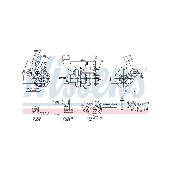 Turbo Nissens 93020 NISSENS