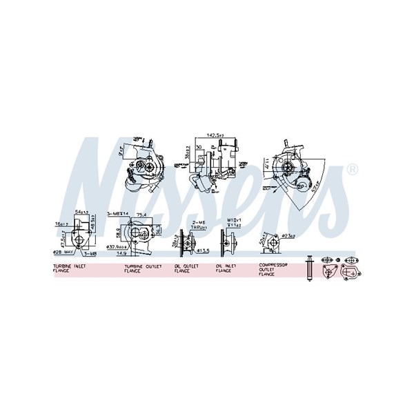 Turbo Nissens 93030 NISSENS