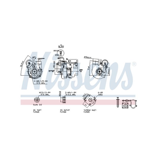 Turbo Nissens 93041 NISSENS