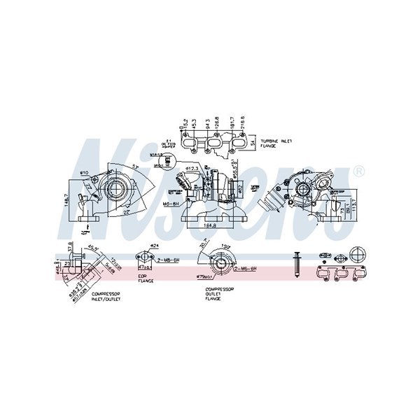 Turbo Nissens 93071 NISSENS