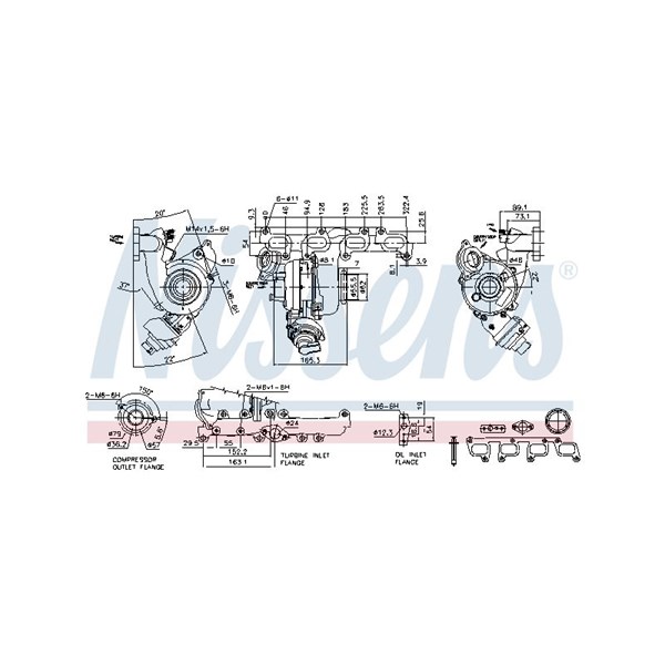 Turbo Nissens 93076 NISSENS