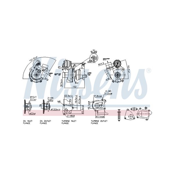 Turbo Nissens 93078 NISSENS