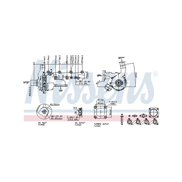 Turbo Nissens 93088 NISSENS