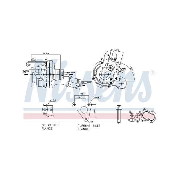 Turbo Nissens 93093 NISSENS