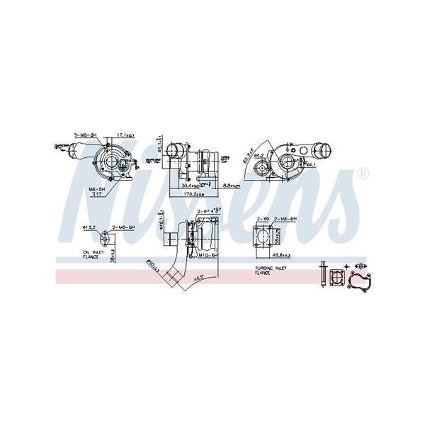 Turbo Nissens 93101 NISSENS