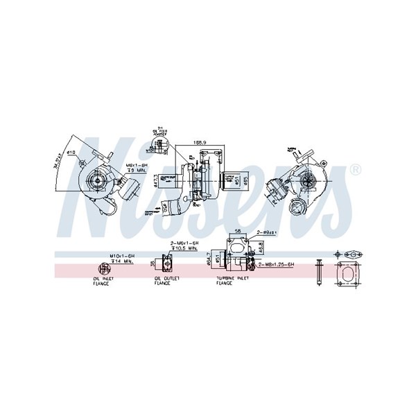 Turbo Nissens 93104 NISSENS Turbo Nissens 93104 NISSENS