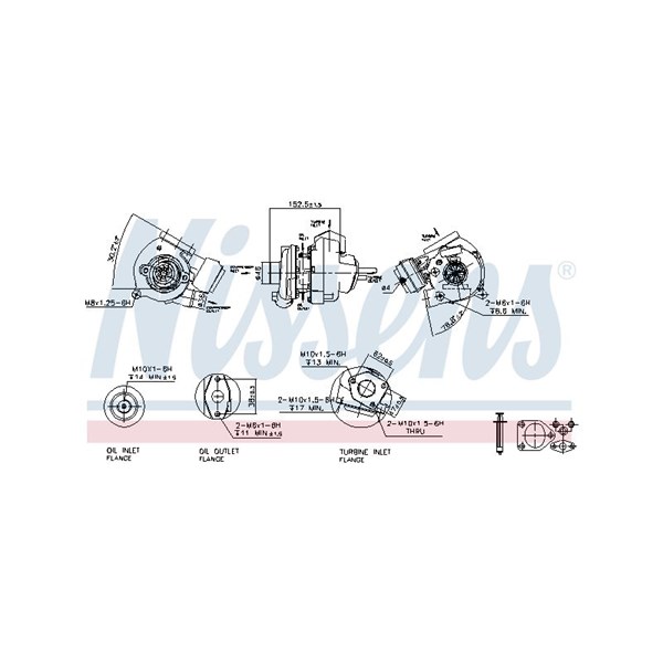 Turbo Nissens 93107 NISSENS Turbo Nissens 93107 NISSENS