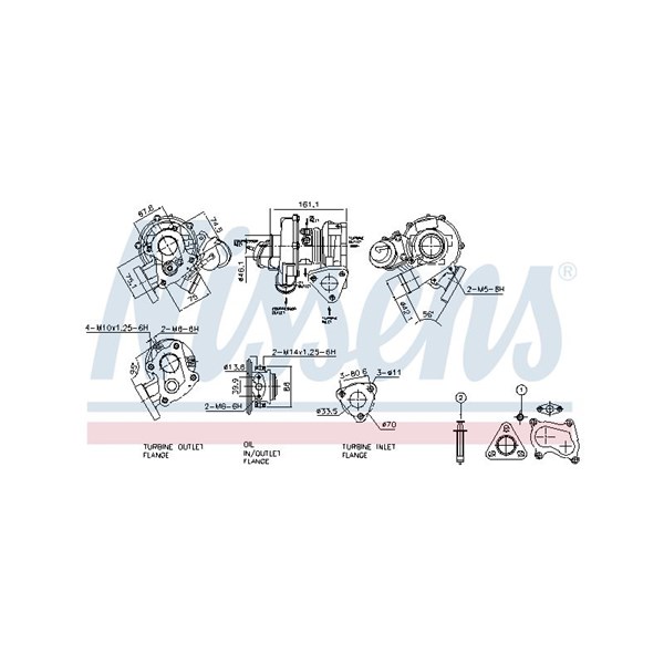 Turbo Nissens 93113 NISSENS