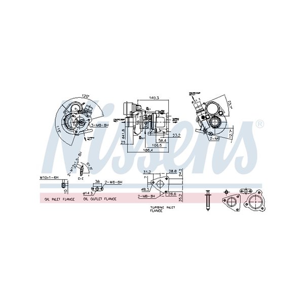 Turbo Nissens 93141 NISSENS