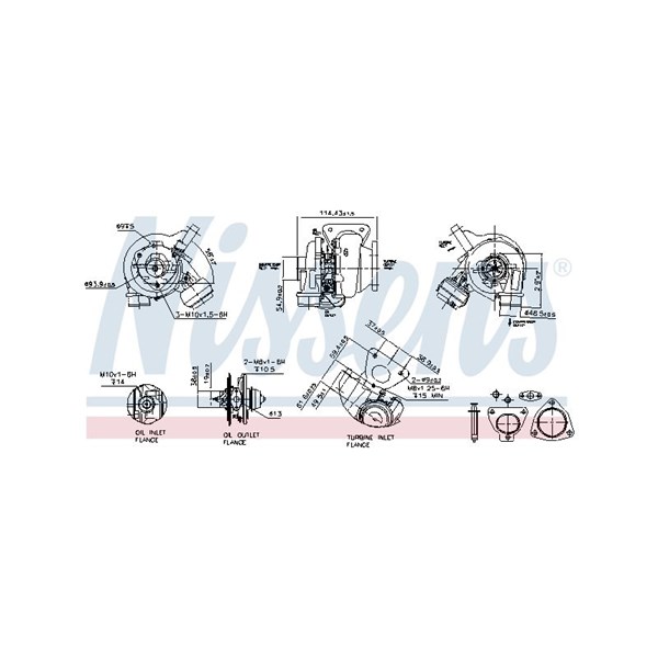 Turbo Nissens 93159 NISSENS Turbo Nissens 93159 NISSENS