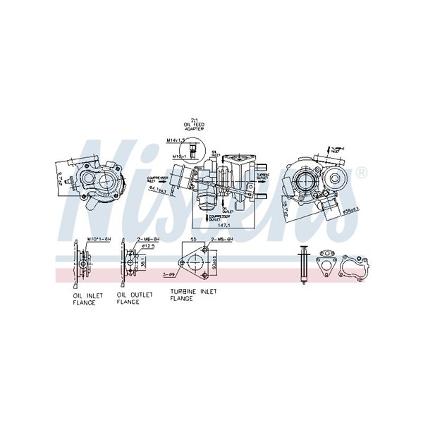 Turbo Nissens 93219 NISSENS