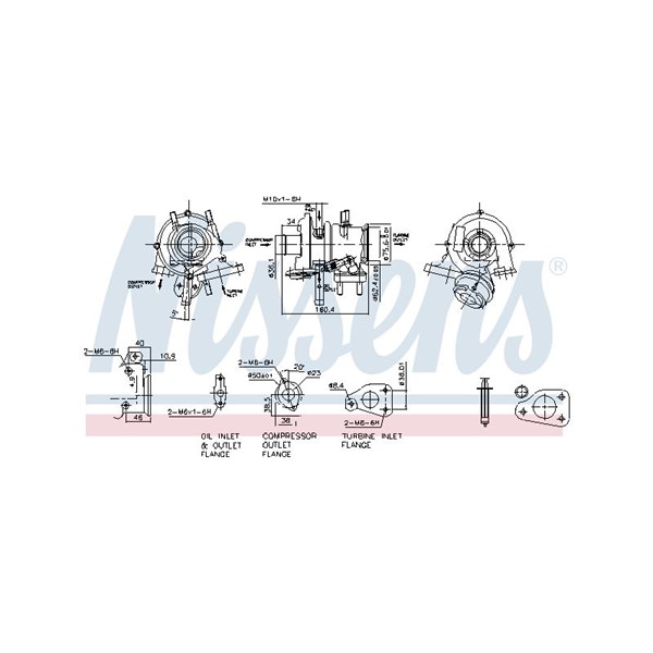 Turbo Nissens 93234 NISSENS Turbo Nissens 93234 NISSENS