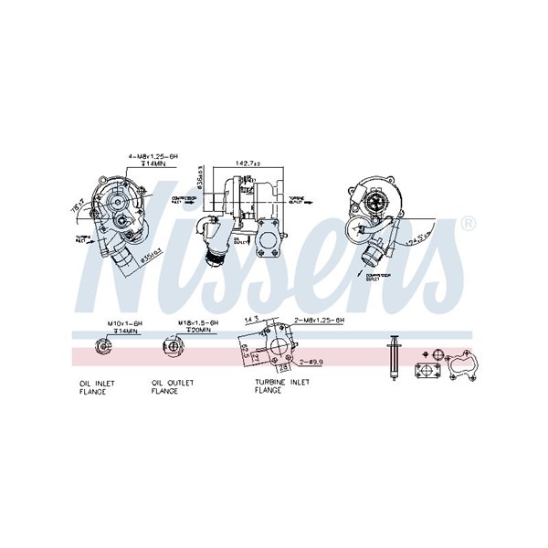 Turbo Nissens 93237 NISSENS