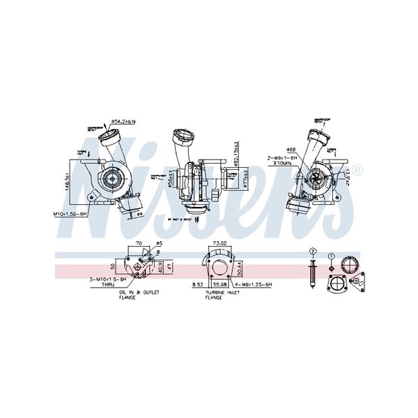 Turbo Nissens 93244 NISSENS