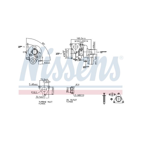 Turbo Nissens 93262 NISSENS