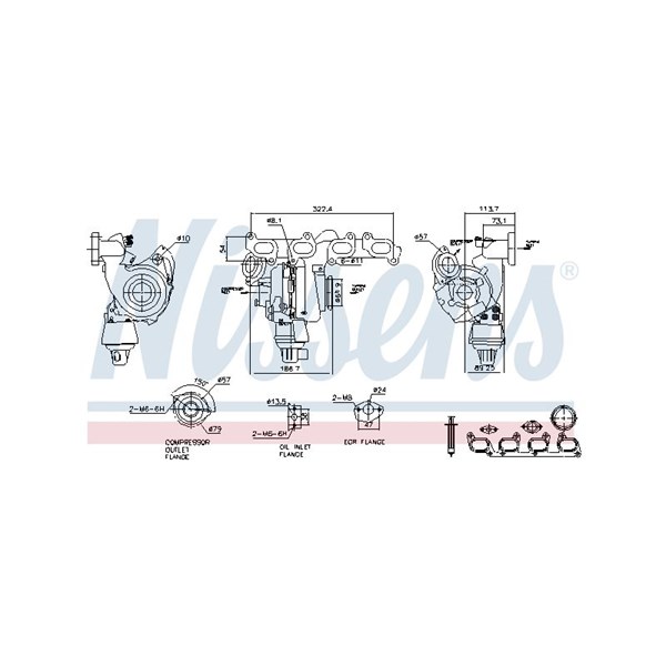 Turbo Nissens 93285 NISSENS