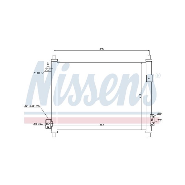 Kondensor, klimatanläggning Nissens 940078 NISSENS Kondensor, klimatanläggning Nissens 940078 NISSENS