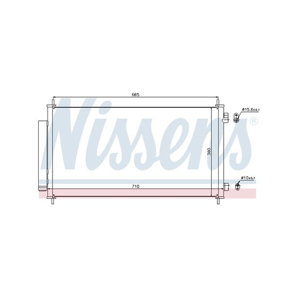 Kondensor, klimatanläggning Nissens 940163 NISSENS Kondensor, klimatanläggning Nissens 940163 NISSENS