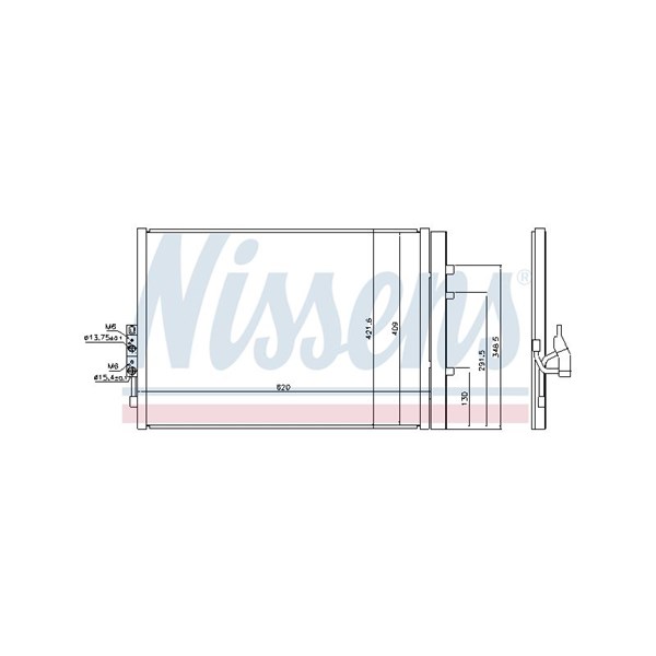 Kondensor, klimatanläggning Nissens 940227 NISSENS Kondensor, klimatanläggning Nissens 940227 NISSENS