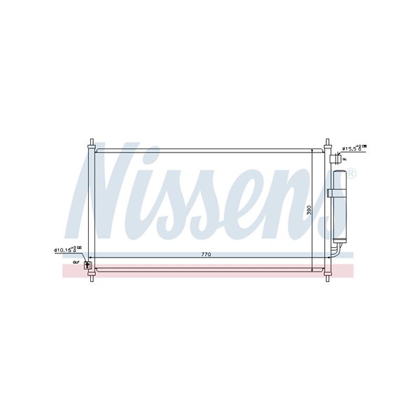 Kondensor, klimatanläggning Nissens 940237 NISSENS Kondensor, klimatanläggning Nissens 940237 NISSENS
