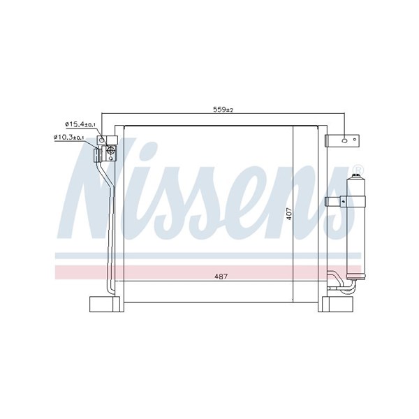 Kondensor, klimatanläggning Nissens 940384 NISSENS Kondensor, klimatanläggning Nissens 940384 NISSENS