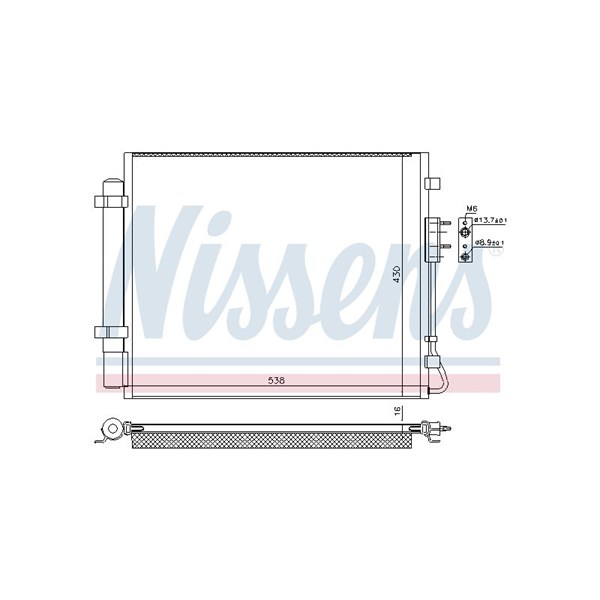 Kondensor, klimatanläggning Nissens 940821 NISSENS Kondensor, klimatanläggning Nissens 940821 NISSENS