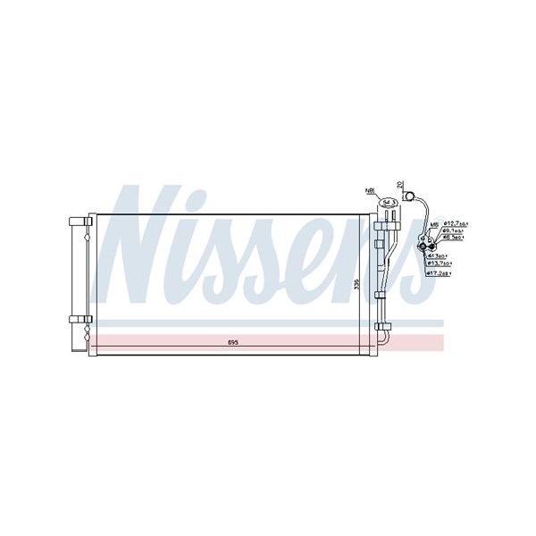 Kondensor, klimatanläggning Nissens 941132 NISSENS Kondensor, klimatanläggning Nissens 941132 NISSENS