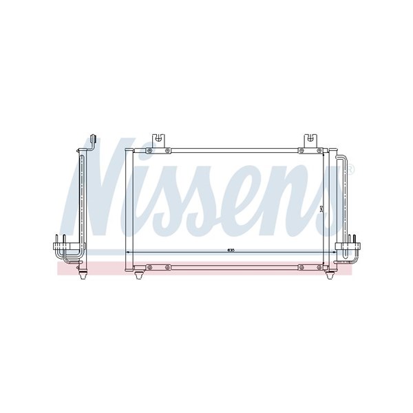 Kondensor, klimatanläggning Nissens 94456 NISSENS Kondensor, klimatanläggning Nissens 94456 NISSENS
