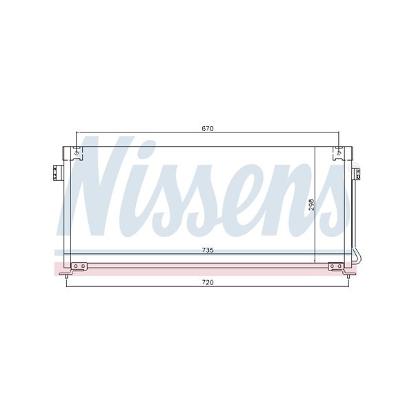Kondensor, klimatanläggning Nissens 94507 NISSENS Kondensor, klimatanläggning Nissens 94507 NISSENS