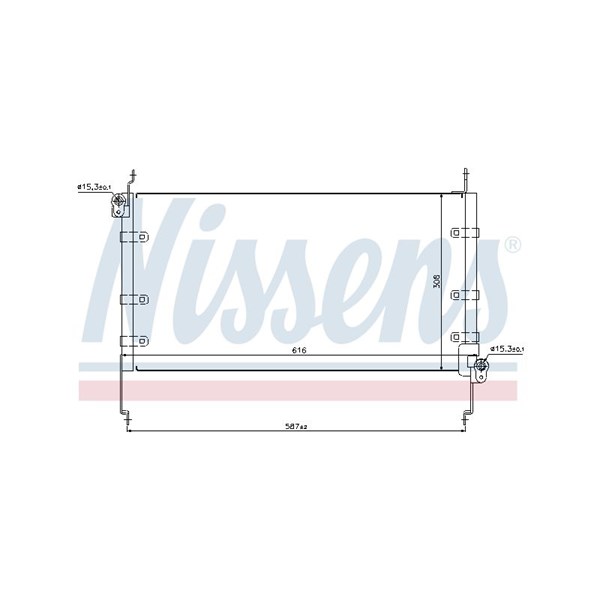 Kondensor, klimatanläggning Nissens 94532 NISSENS Kondensor, klimatanläggning Nissens 94532 NISSENS