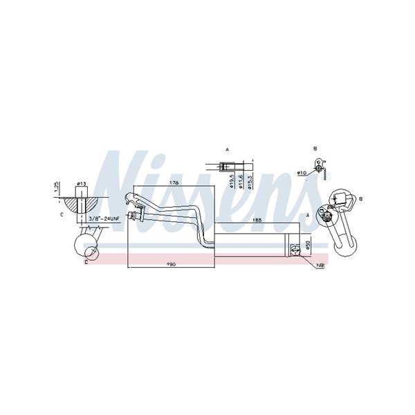 Torkfilter Nissens 95448 NISSENS