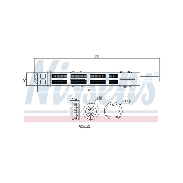 Torkfilter Nissens 95455 NISSENS