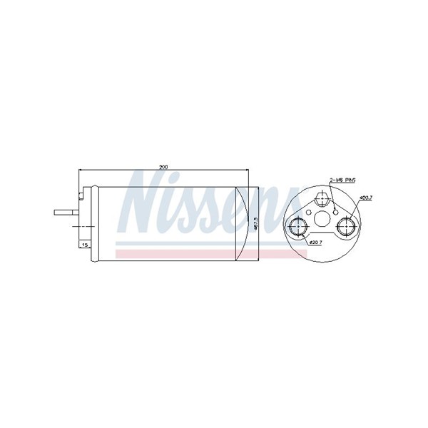 Torkfilter Nissens 95461 NISSENS