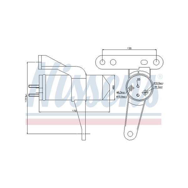 Torkfilter Nissens 95470 NISSENS Torkfilter Nissens 95470 NISSENS