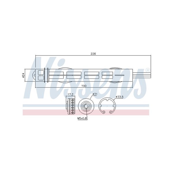 Torkfilter Nissens 95488 NISSENS